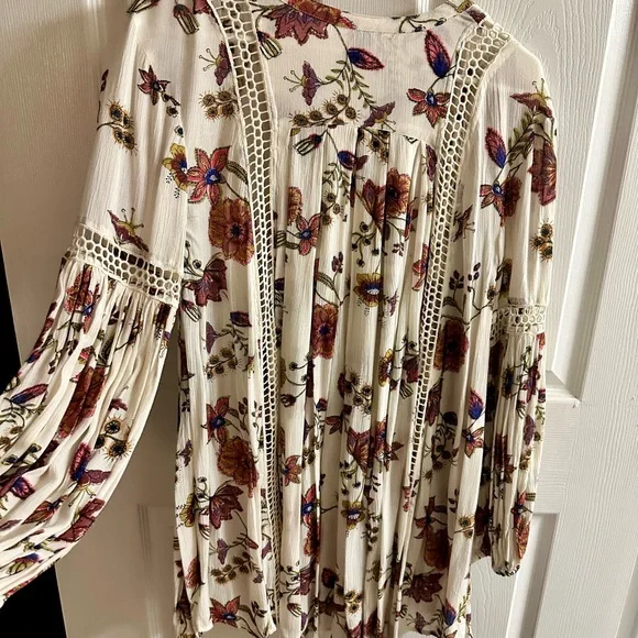 Free People Floral Long Sleeve Dress - Picture 7 of 7